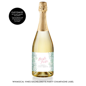 Bride Tribe Champagne Labels