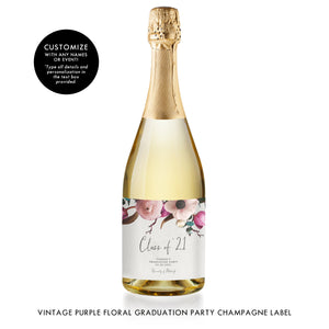 Cheers to the Graduate Champagne Label
