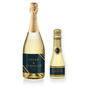 Engagement Party Mini Champagne Labels