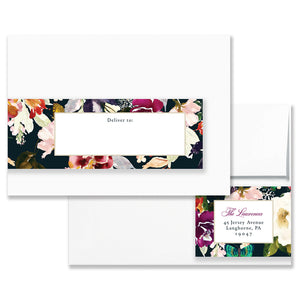 Romantic Floral Envelope Wrap Address Labels Coll. 6