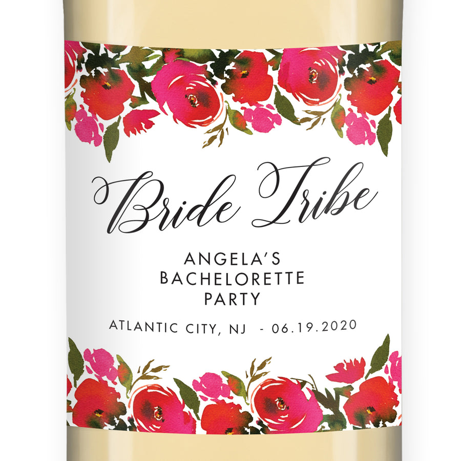 Bachelorette Party Wine Label