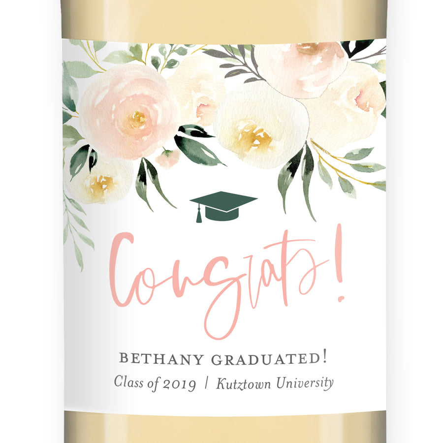Graduation Wine Label