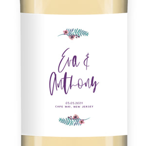 Engagement Party Wine Label