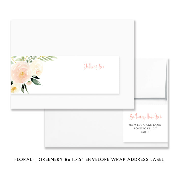 Floral + Greenery Baby Shower Invitation Coll. 2