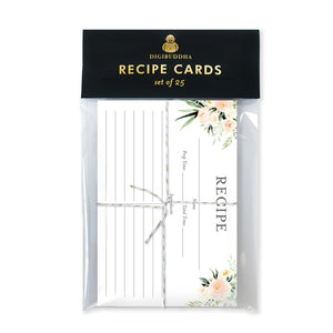 Floral + Greenery Recipe Cards | Coll. 2