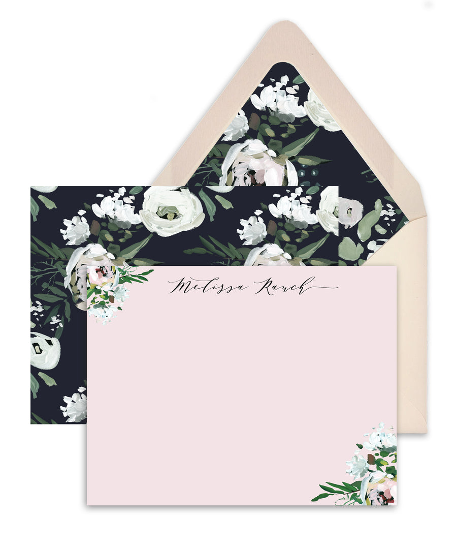 Whimsical Floral Personalized Stationery
