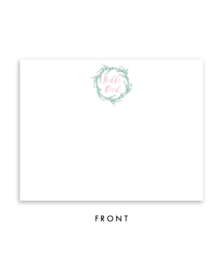 Whimsical Rustic Vines Personalized Stationery