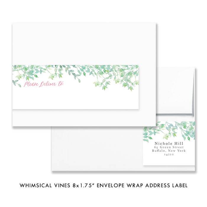 Leaves Envelope Address Labels