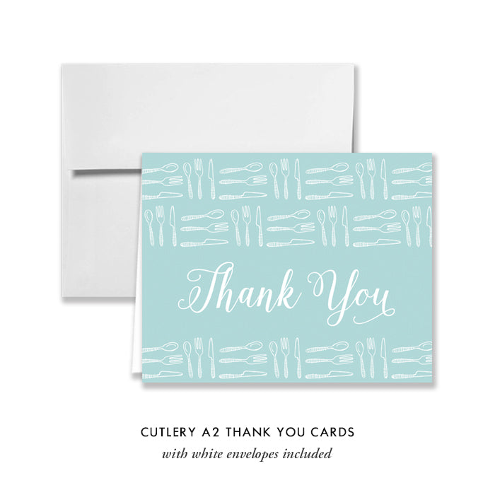 Forks & Spoons Thank You Card Coll. 5
