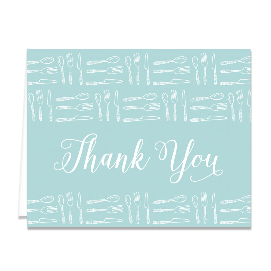 Forks & Spoons Thank You Card Coll. 5