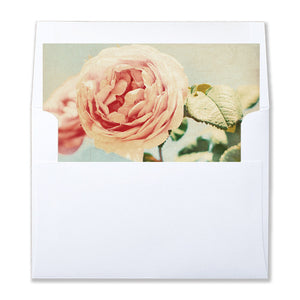 "Caitlin" Vintage Peony Envelope Liners
