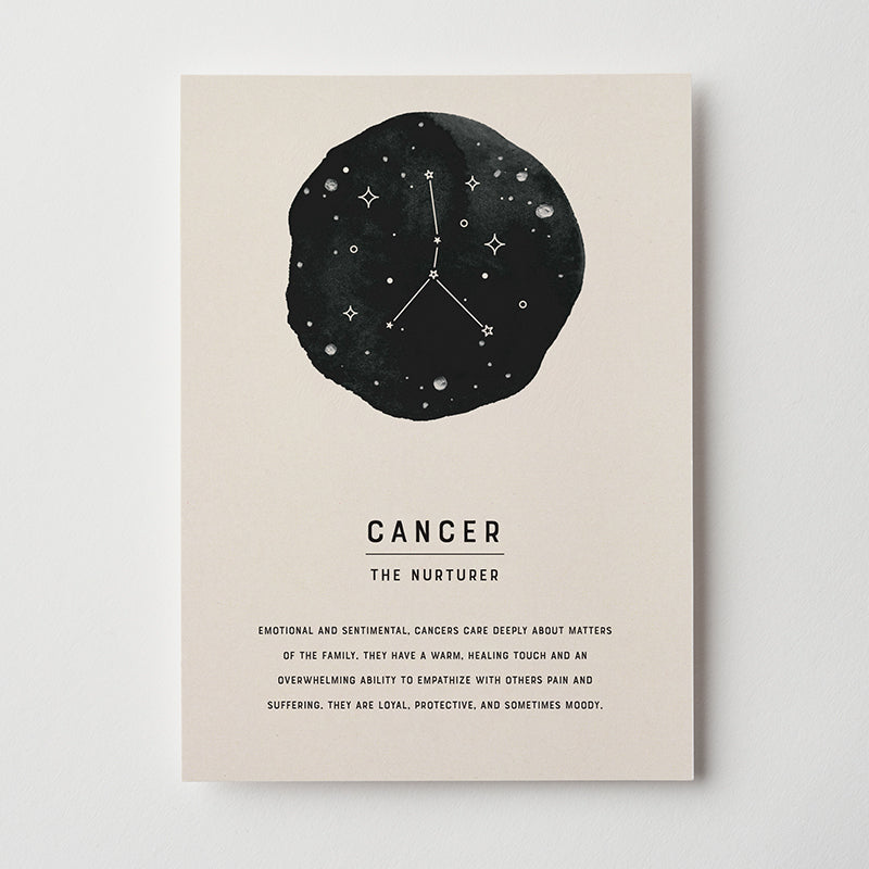 Cancer Zodiac Sign Art Print