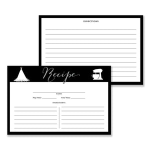 Chic gown black and silver bridal shower invitation with white wedding dress design and modern silver glitter accents.