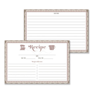 Lace Recipe Cards |  Chloe Buralp