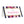 Load image into Gallery viewer, Navy Striped Place Cards with Pink Flowers | Christy

