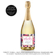 Load image into Gallery viewer, &quot;Christy&quot; Floral + Navy Stripe Bridesmaid Proposal Champagne Labels
