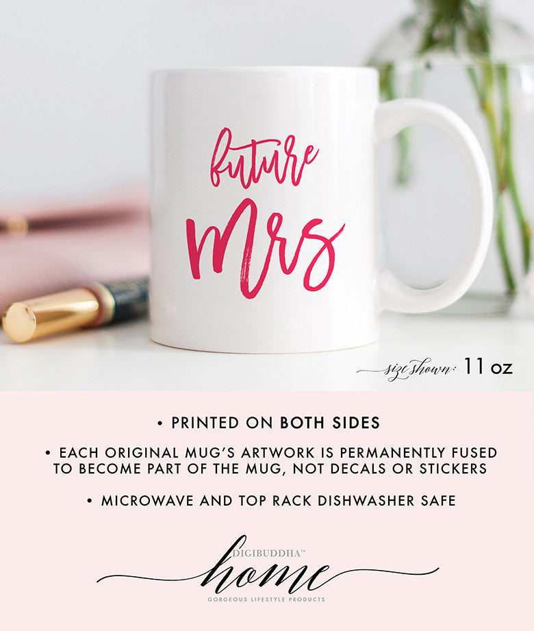 Future Mrs Pink Lettered Mug
