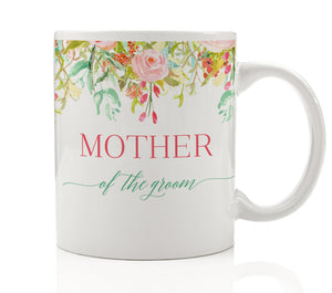 Floral Mother of the Groom Mug