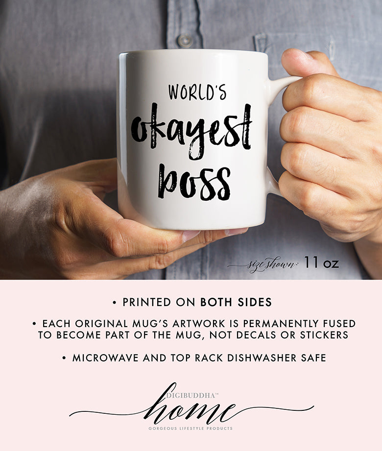 World's Okayest Boss Mug