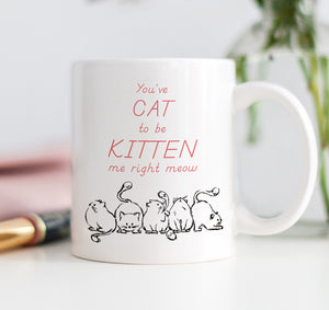 You've Cat To Be Kitten Me Right Now Mug