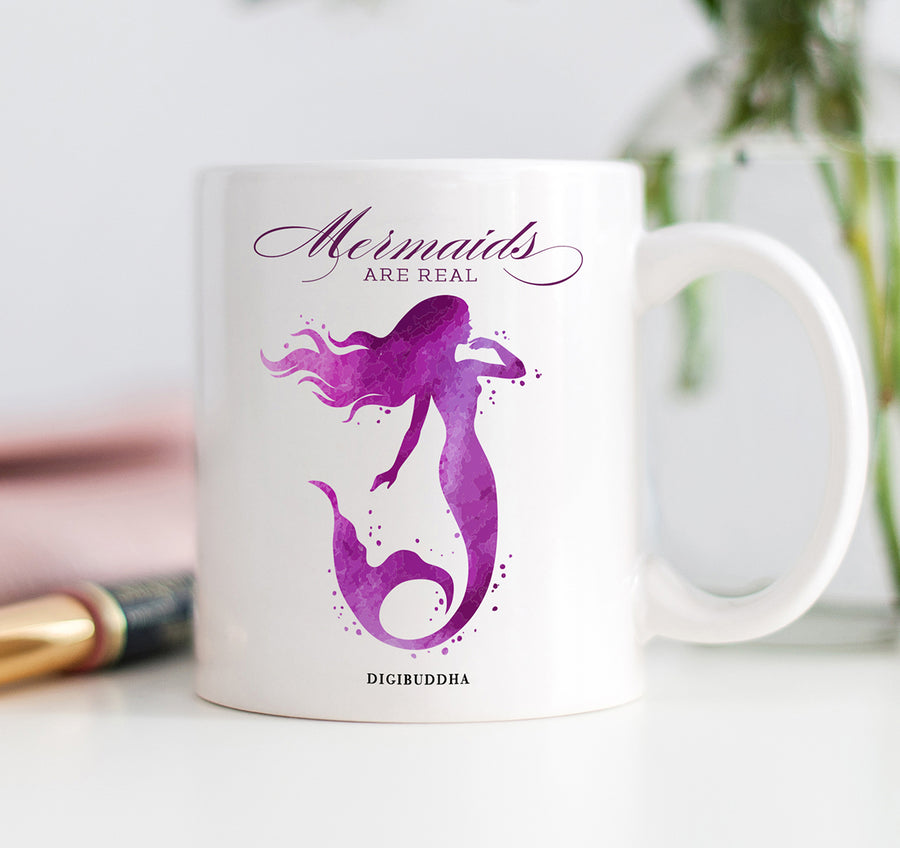 Mermaids Are Real Mug | Purple