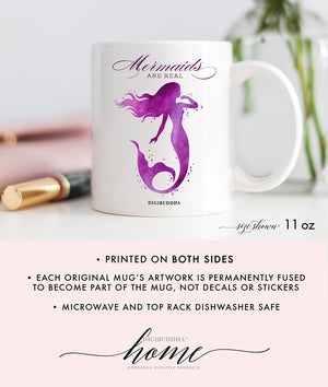 Mermaids Are Real Mug | Purple