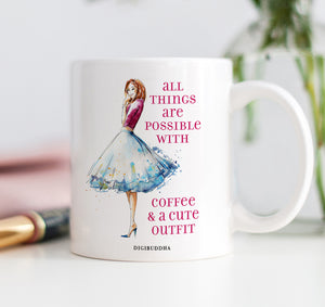 Coffee & A Cute Outfit Mug