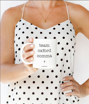 Team Oxford Comma Mug