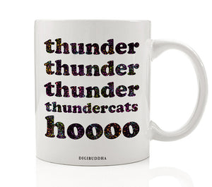 Neon Speckled Thunder Cats Mug