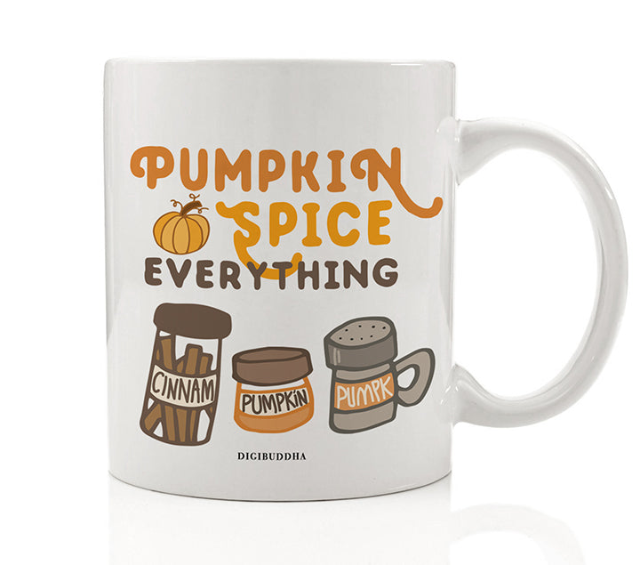 Pumpkin Spice Ingredients Mug