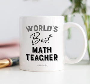 World's Best Math Teacher Mug