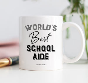 World's Best School Aide Mug