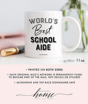 World's Best School Aide Mug