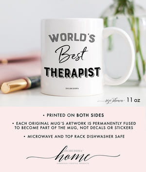 World's Best Therapist Mug