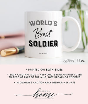 World's Best Soldier Mug
