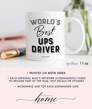 World's Best UPS Driver Mug