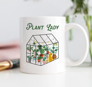Plant Lady Greenhouse Mug