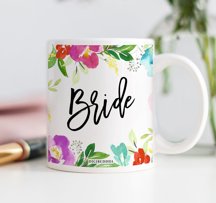 Floral Bride Mug