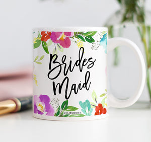 Floral Bridesmaid Mug