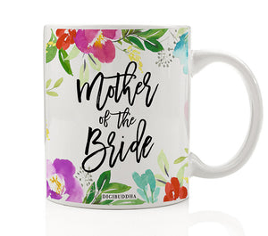 Pretty Floral Mother of the Bride Mug