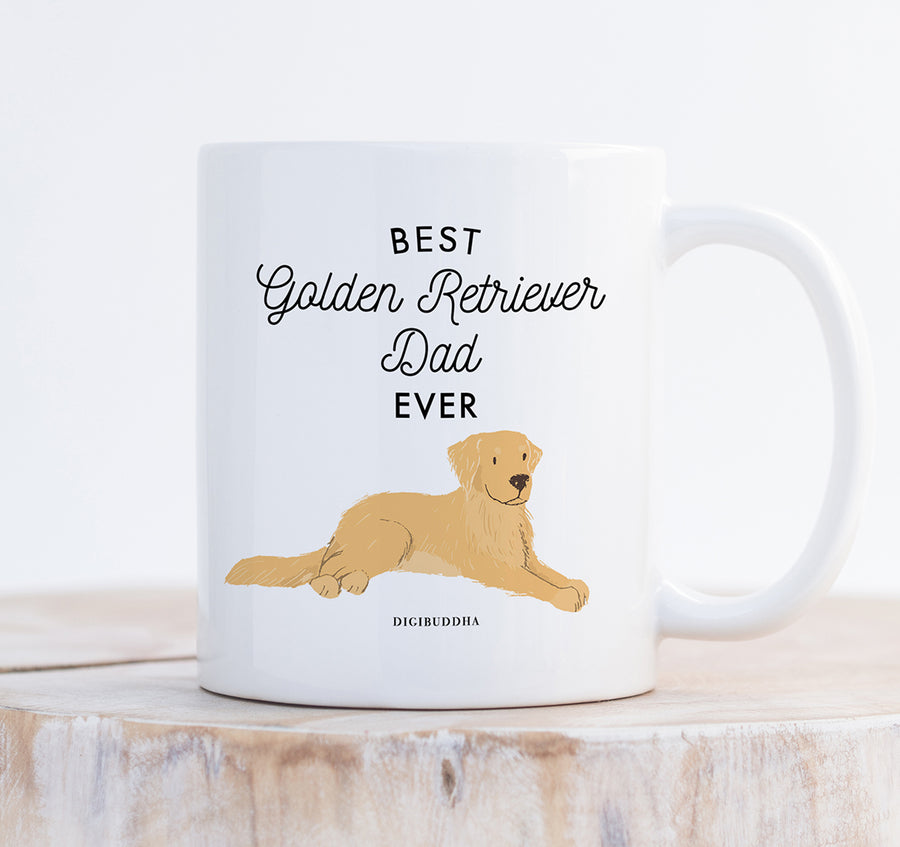 Best Golden Retriever Dad Ever Mug