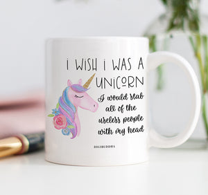 I Wish I Was A Unicorn Mug