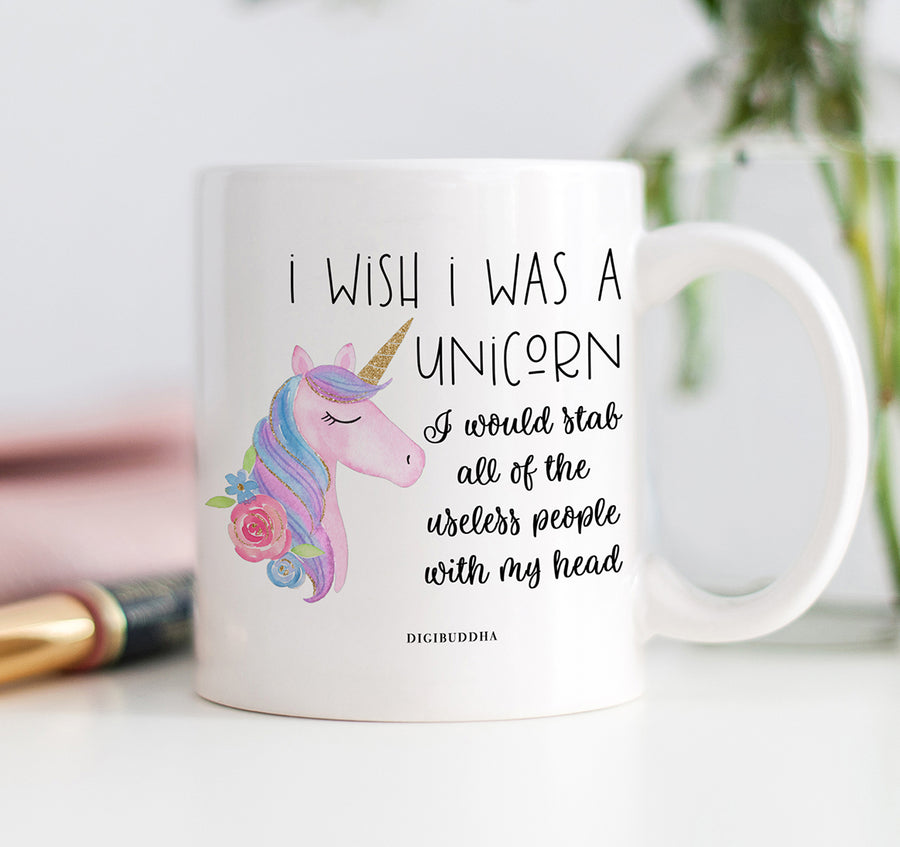 I Wish I Was A Unicorn Mug