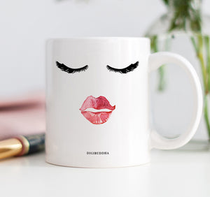 Lashes & Lipstick Mug