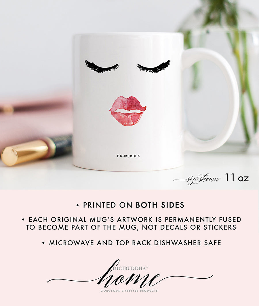 Lashes & Lipstick Mug