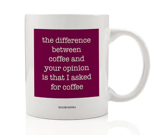 Coffee Vs. Your Opinion Mug