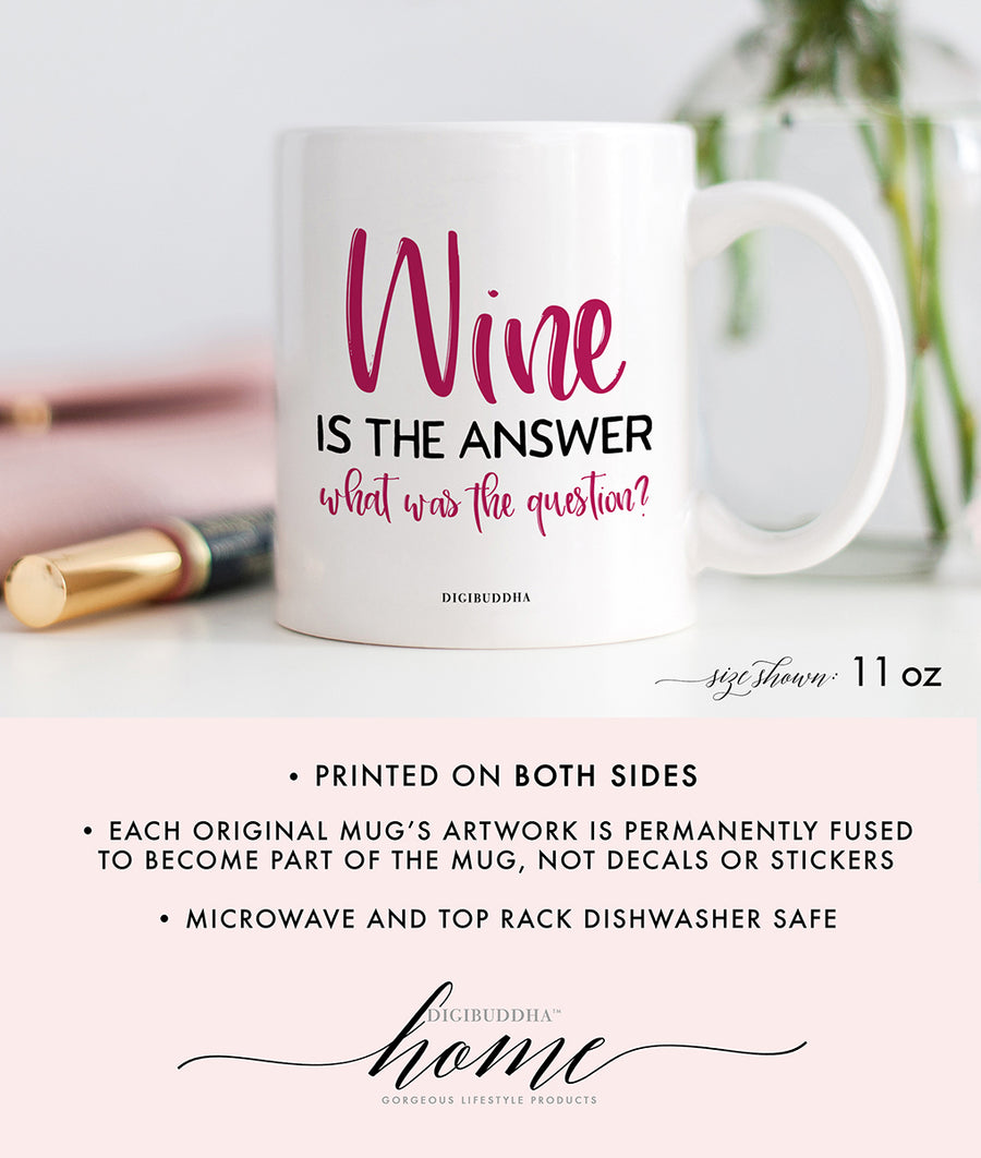 Wine Is The Answer Mug