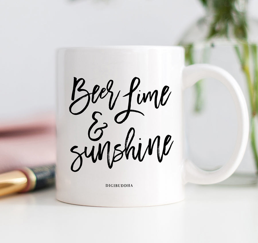 Beer Lime & Sunshine Mug