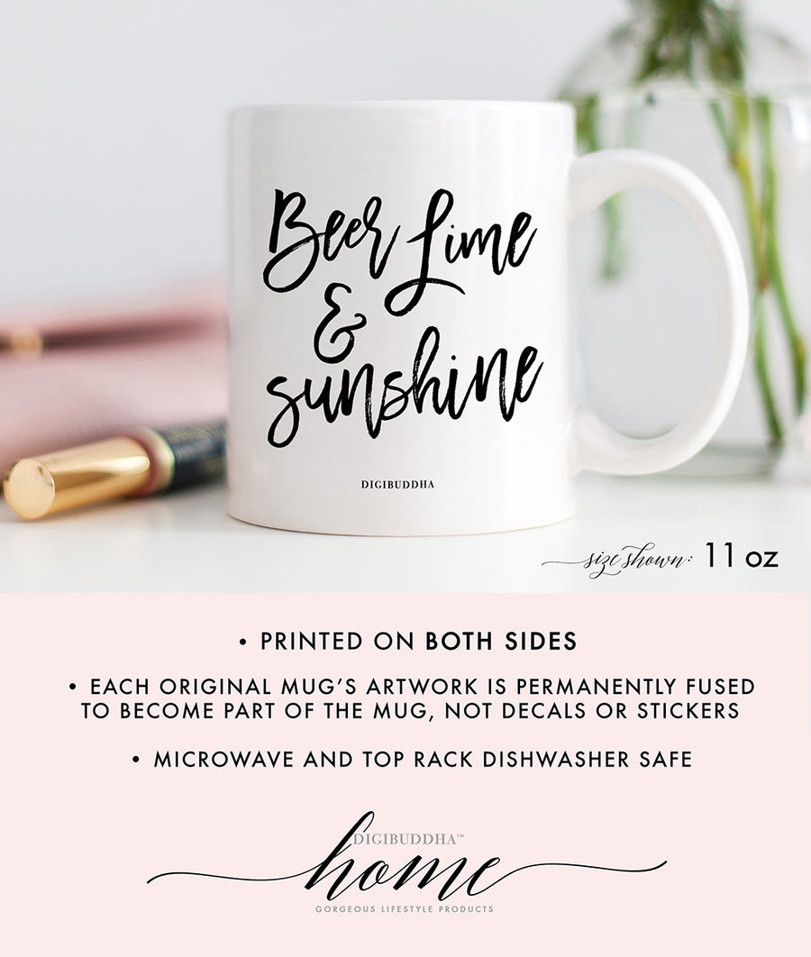 Beer Lime & Sunshine Mug