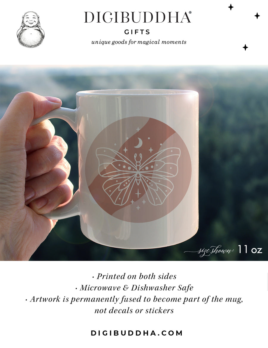 Metaphysical Moth Mug